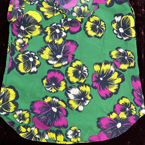 J. Crew Floral Top Sz 6 like new - Picture 4 of 4